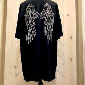 NIB Shein Black Short w/wings